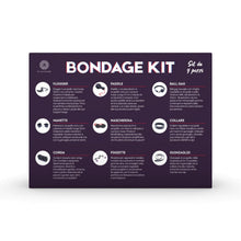 Carica l'immagine nel visualizzatore di Gallery, BONDAGE KIT 9 PEZZI